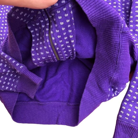 Vintage Stussy Monogram Hoodie XL Purple - Picture 13 of 13